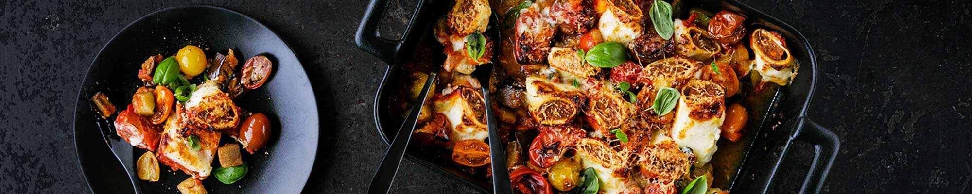 Cannelloni Ratatouille Gratin