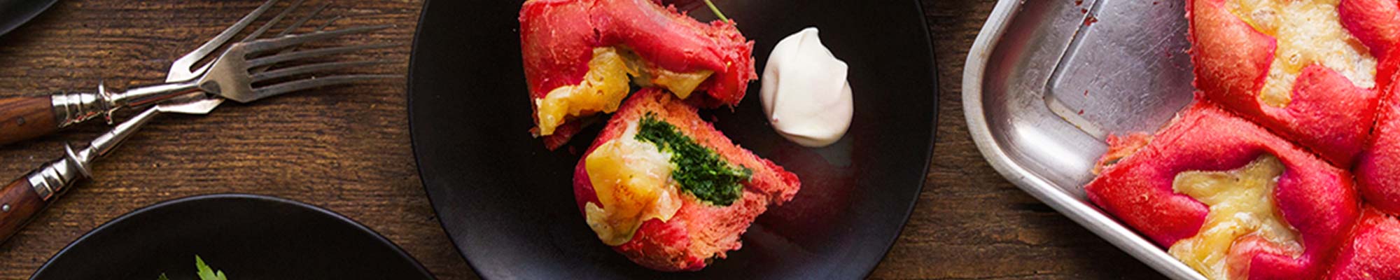 Herzhafte 1. August-Weggli mit Spinat