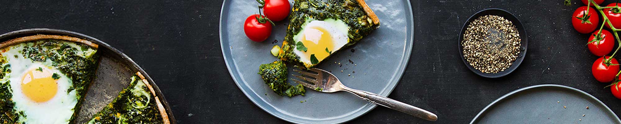 Knusprige Spinat-Süsskartoffel-Wähe